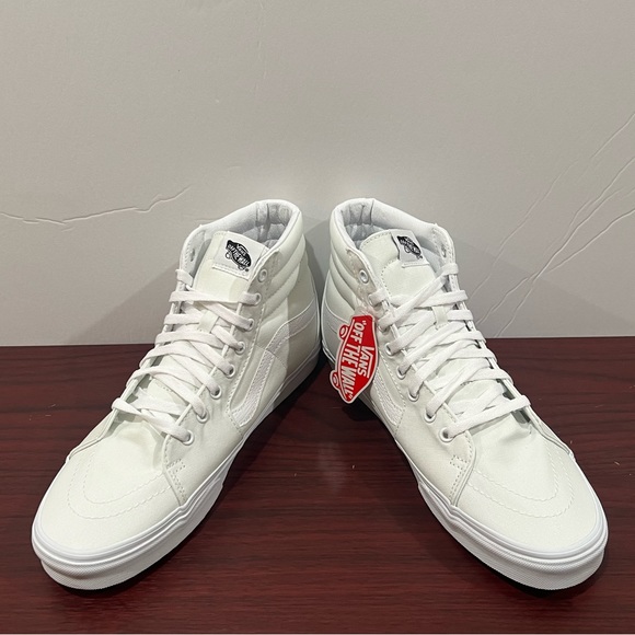 Vans SK8 Hi, True White, VN000D5lW00, White Canvas - Picture 5 of 12